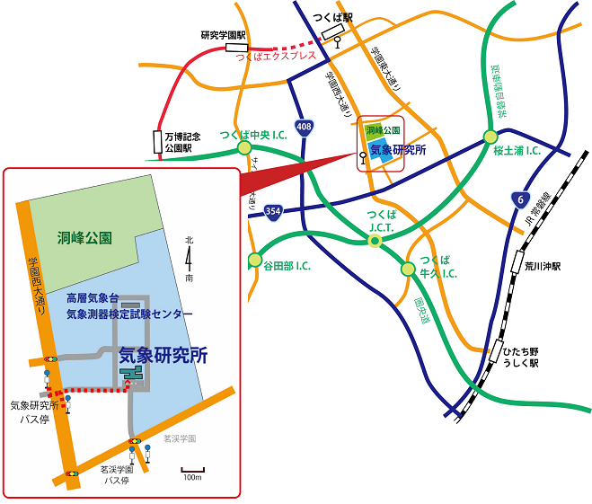 [MRI-map（気象研周辺地図）]